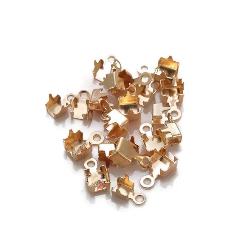 Gold Plated Single Claw Ring Drill Chain for DIY Jewelry - Image 7