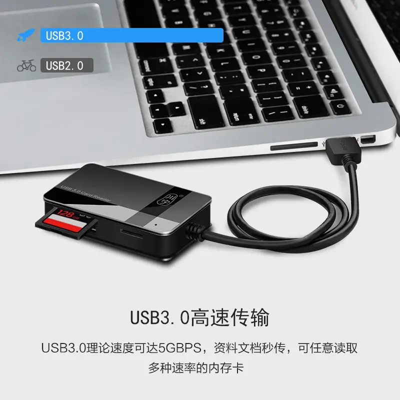 Chuanyu C368 3.0 Mobile Card Reader Black