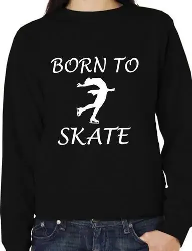 Born to Skate Yellow Crewneck Sweatshirt