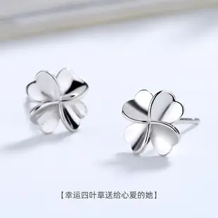 White Fritillaria Clover Earrings for Women S925 Sterling Silver โ feature 11