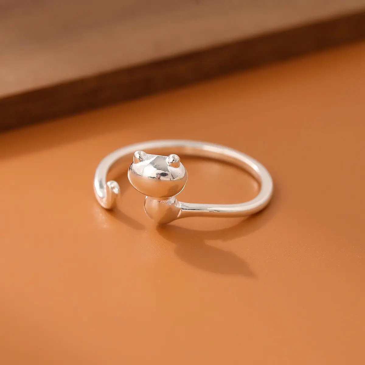 Korean Style Open Ring for Women Fresh Cat Design - Image 2