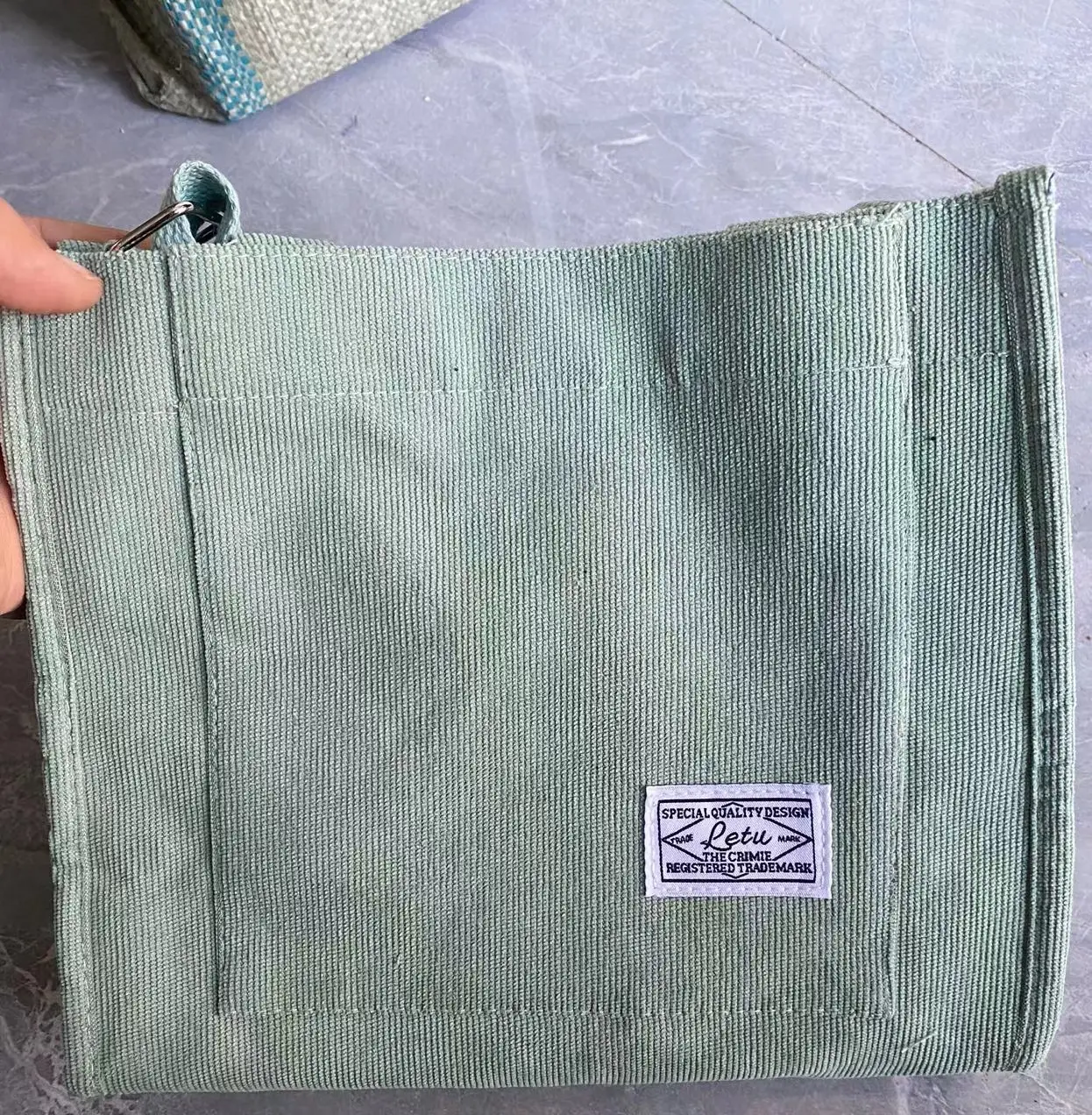Women's Korean Style Corduroy Shoulder Bag 2026 — feature 5
