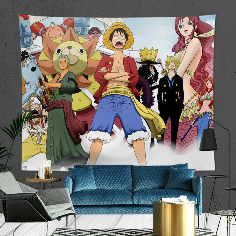 Naruto Luffy Anime Wall Cloth 3D Tapestry - Image 22