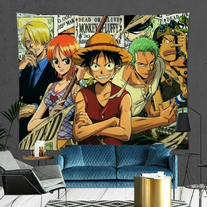 Naruto Luffy Anime Wall Cloth 3D Tapestry - Image 4