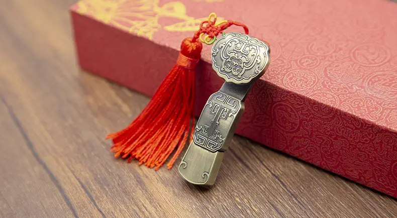 Chinese Retro USB U Disk with Tassel — feature 11