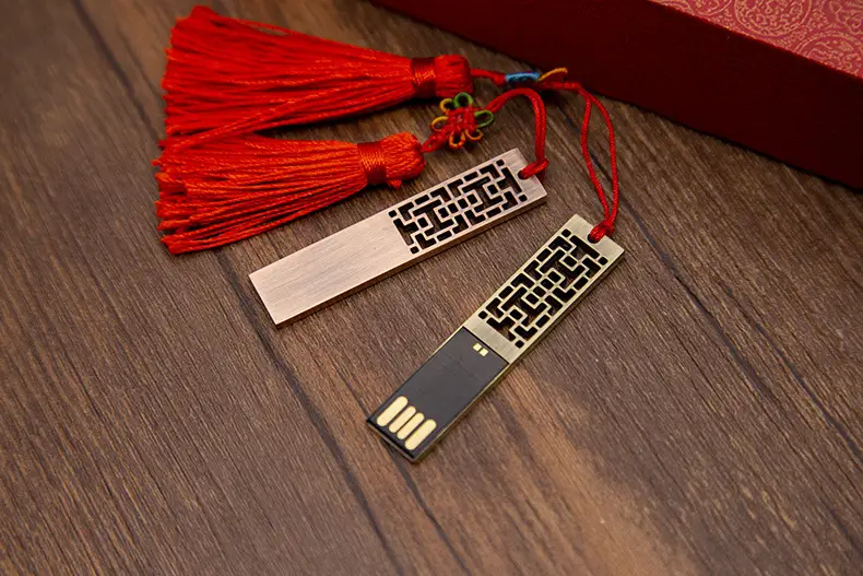 Chinese Retro USB U Disk with Tassel — feature 8