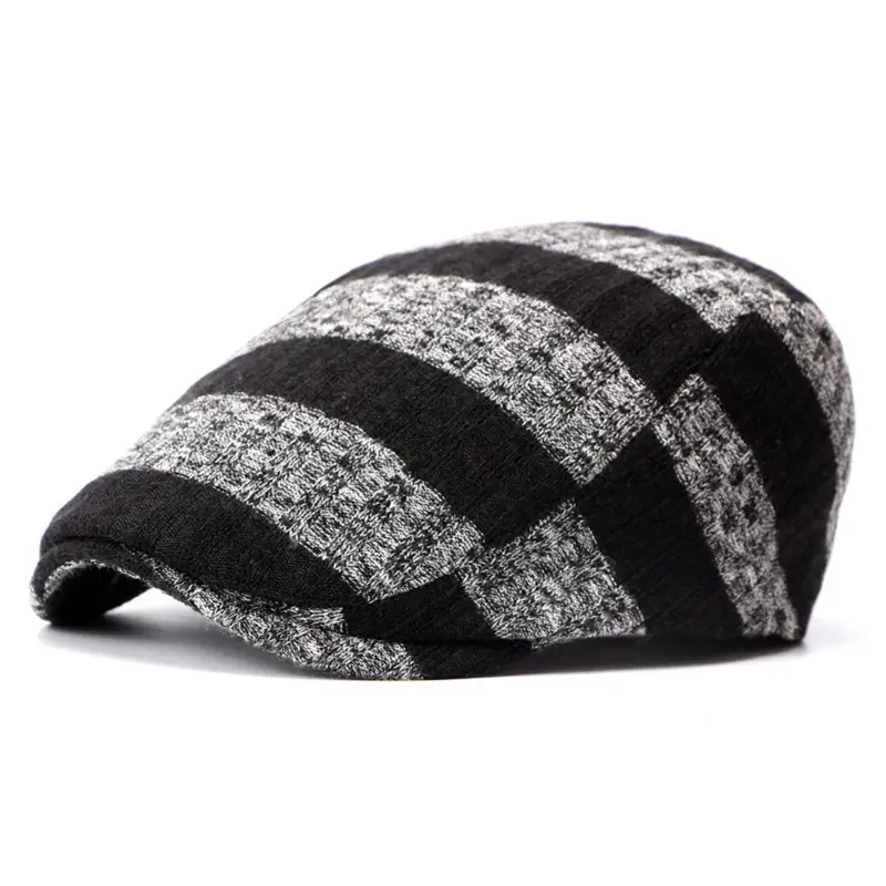 Large horizontal stripes-black