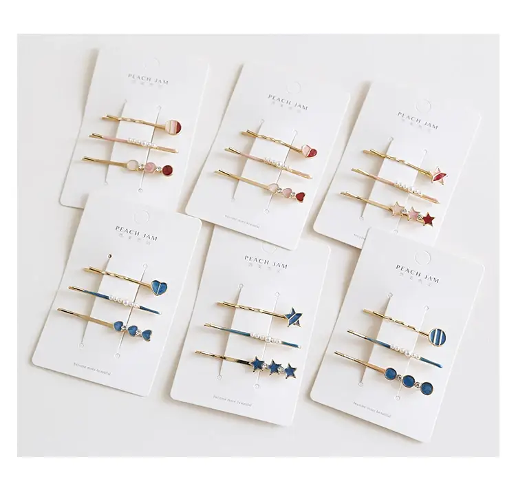 Japanese Style Geometric Heart Hairpins for Girls — feature 10