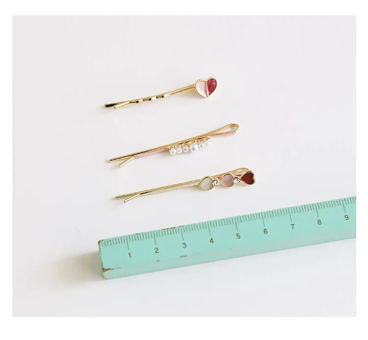 Japanese Style Geometric Heart Hairpins for Girls — feature 13