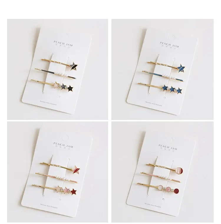 Japanese Style Geometric Heart Hairpins for Girls — feature 5