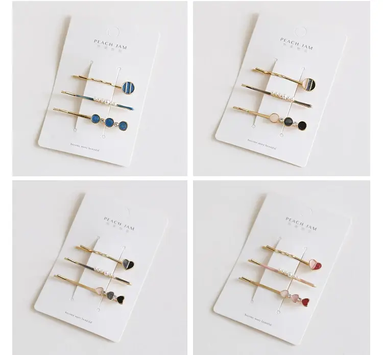 Japanese Style Geometric Heart Hairpins for Girls — feature 6