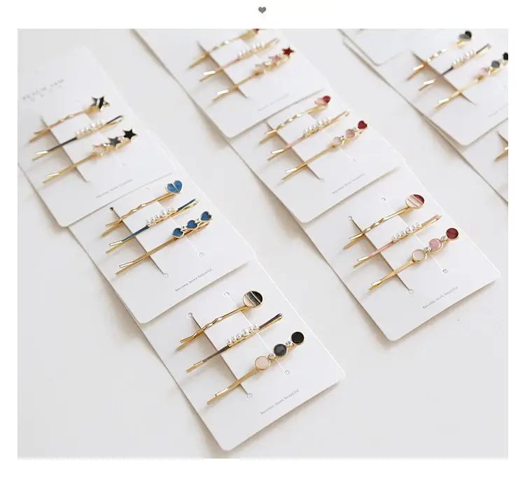 Japanese Style Geometric Heart Hairpins for Girls — feature 9