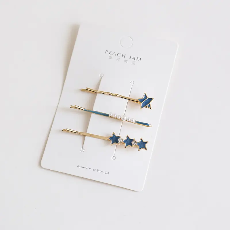 Japanese Style Geometric Heart Hairpins for Girls - Image 5