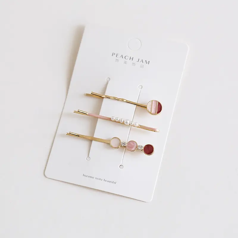 Japanese Style Geometric Heart Hairpins for Girls - Image 7