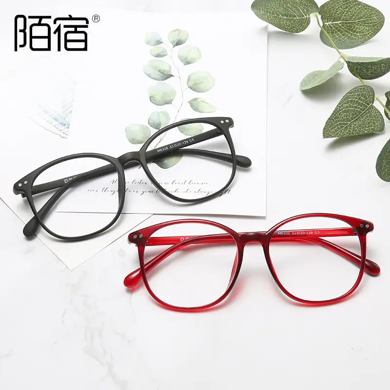 Men's Black Round Glasses Myopia Frame Flat Mirror - Image 7
