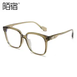Men's Black Round Glasses Myopia Frame Flat Mirror — feature 15