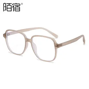 Men's Black Round Glasses Myopia Frame Flat Mirror — feature 7