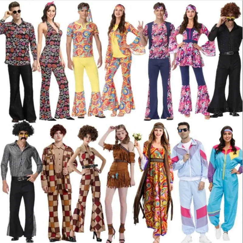 Halloween Disco Hippie Aborigine Costume 70s - Image 4