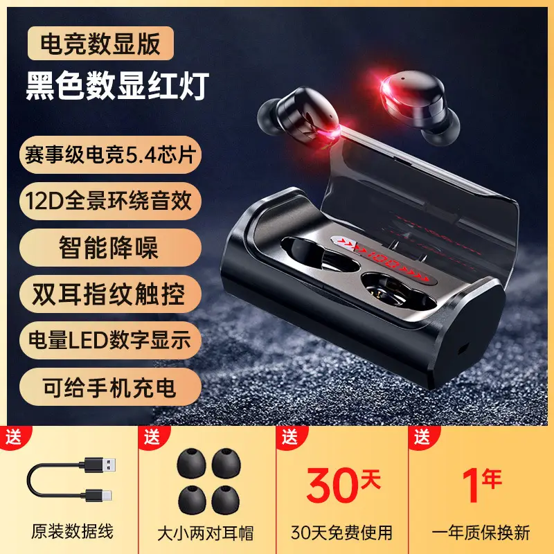 Cross-border TWS-T8 Bluetooth Earphones 5.4 - Image 2