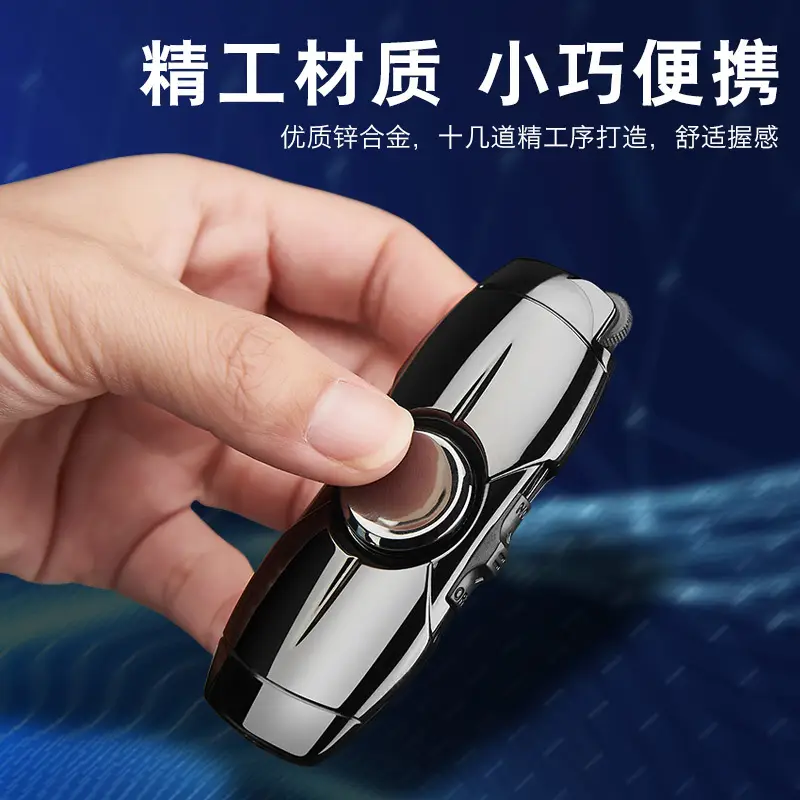 Direct Fingertip Gyro Inflatable Lighter Black - Image 5