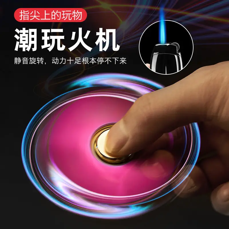 Direct Fingertip Gyro Inflatable Lighter Black - Image 6