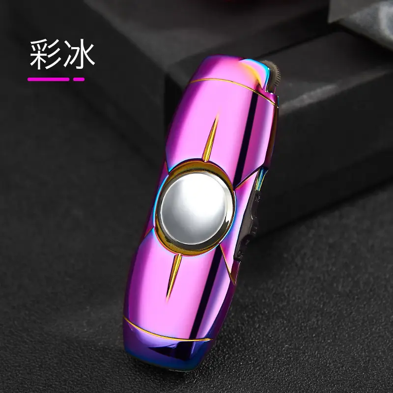 Direct Fingertip Gyro Inflatable Lighter Black - Image 2