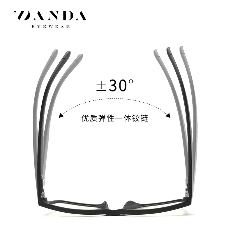 Anti-Blue Light Glasses Square Frame Men Women Spring Goggles - Image 6