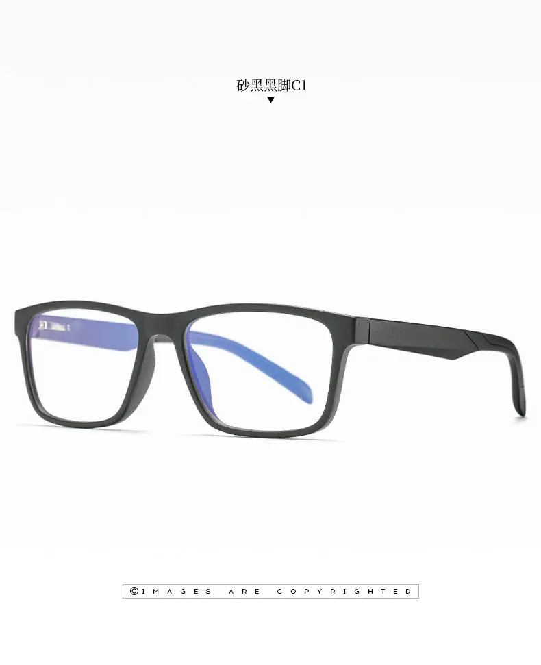 Anti-Blue Light Glasses Square Frame Men Women Spring Goggles — feature 11