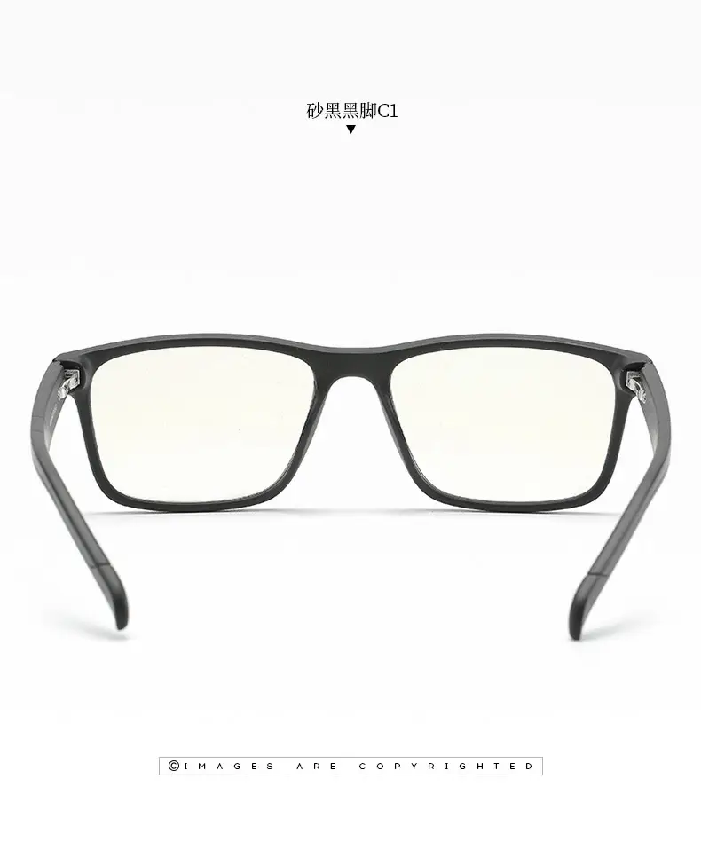 Anti-Blue Light Glasses Square Frame Men Women Spring Goggles — feature 12