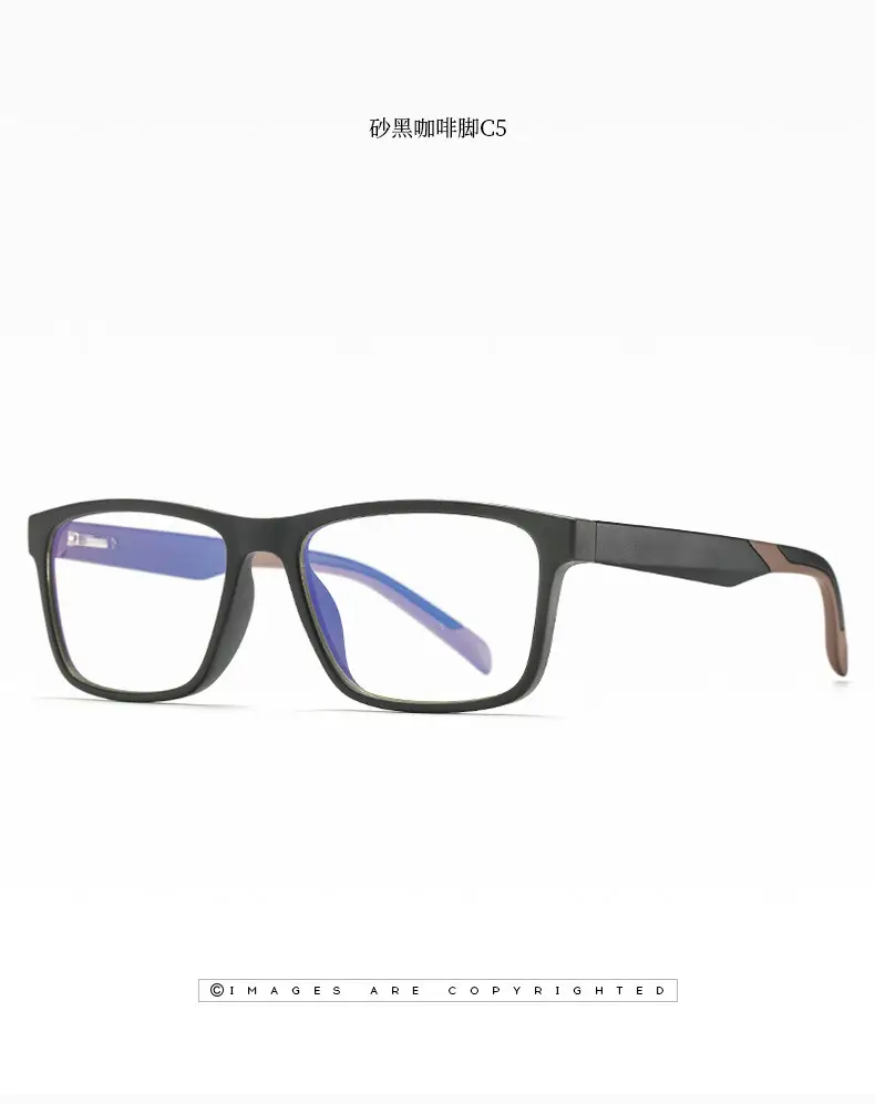 Anti-Blue Light Glasses Square Frame Men Women Spring Goggles — feature 18