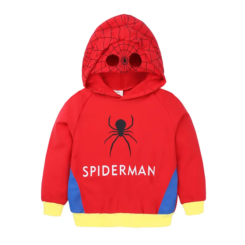 Boys Batman Hoodie with Captain America Mask - Image 2