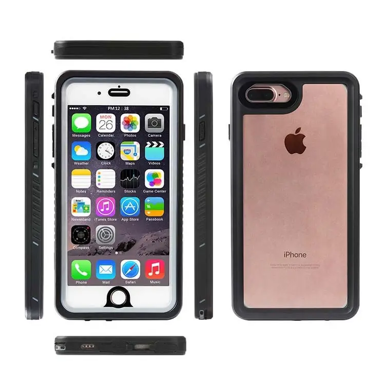 Anti-Fall Shockproof Waterproof iPhone Case Rose Gold - Image 5