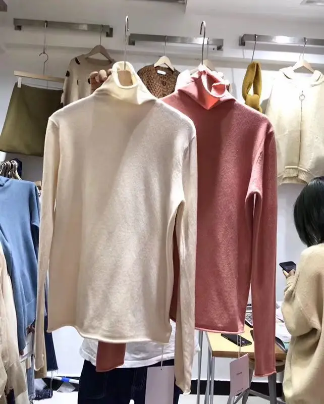 Women Grey Turtleneck Long Sleeve Western Wear 2022 - Image 14