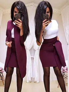 Women Sequin V-Neck Hip-Cover Shorts Dress — feature 9