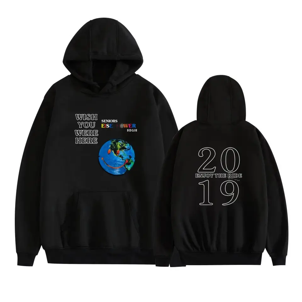 ASTRO WILD Black Hooded Vests for Men Women - Image 6