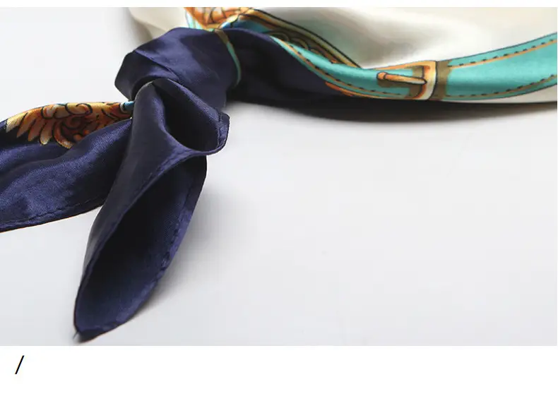 22 Inch Silk Headscarf Women Tassel Design Pink — feature 12