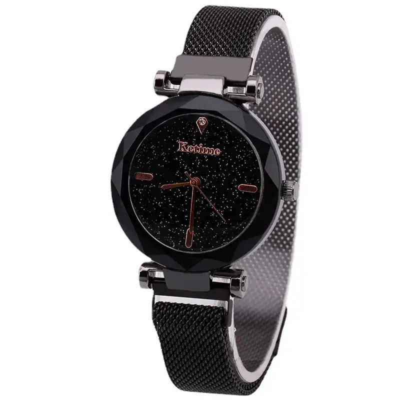 Blue Magnet Iron Quartz Ladies Watch with Star Face - Image 30