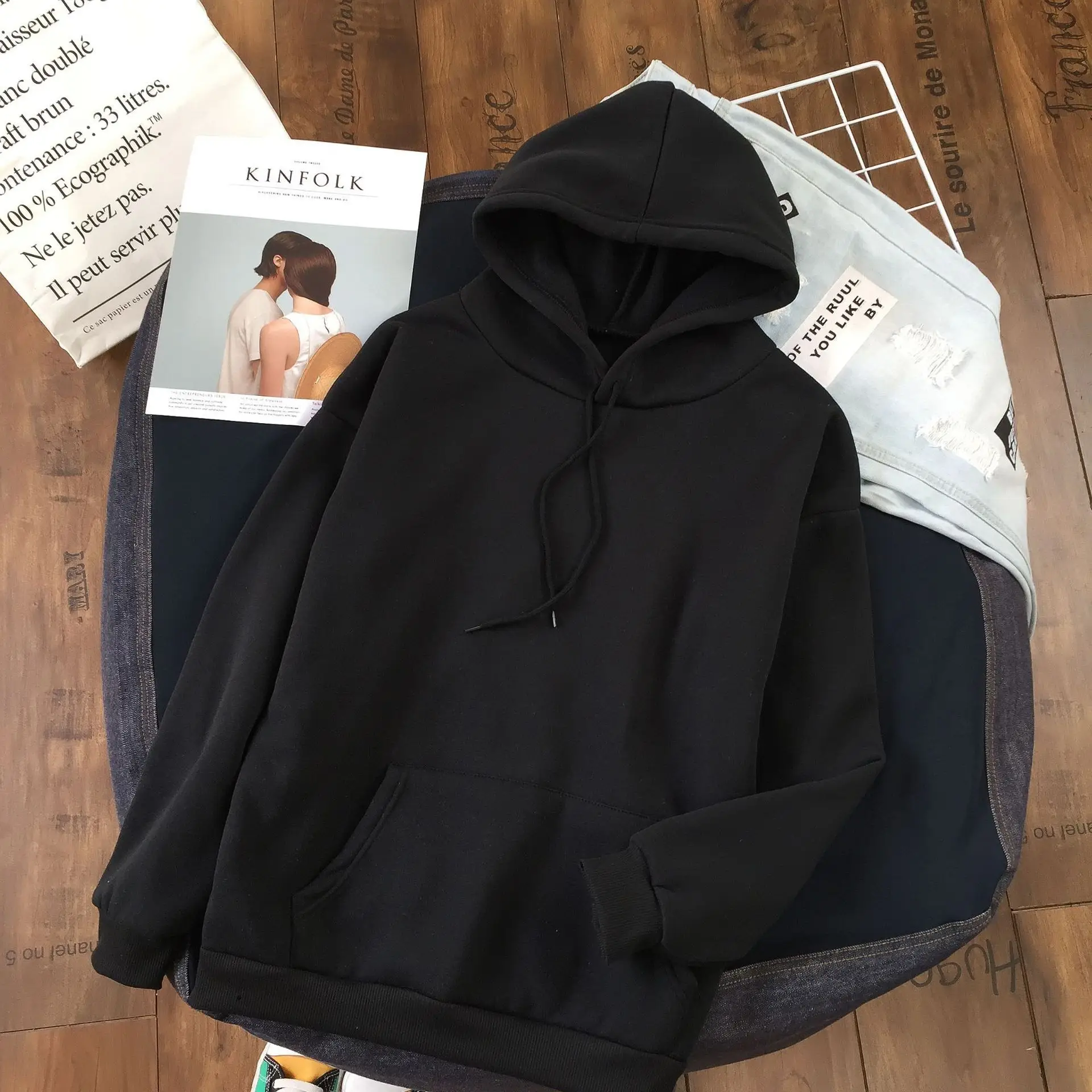 Women's Lavender Hoodie Pullover Sweater Winter Hoodie - Image 8