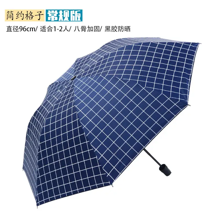 Black rubber rain-square-navy blue
