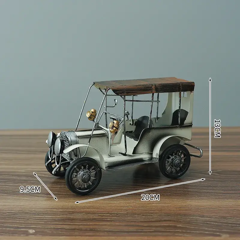 Vintage Car Decorative Ornament 20x20x20cm - Image 4