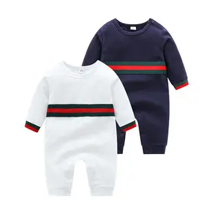 Baby Jumpsuit baby jumpsuit newborn clothes 4-color printed romper summer clothes thin — feature 1