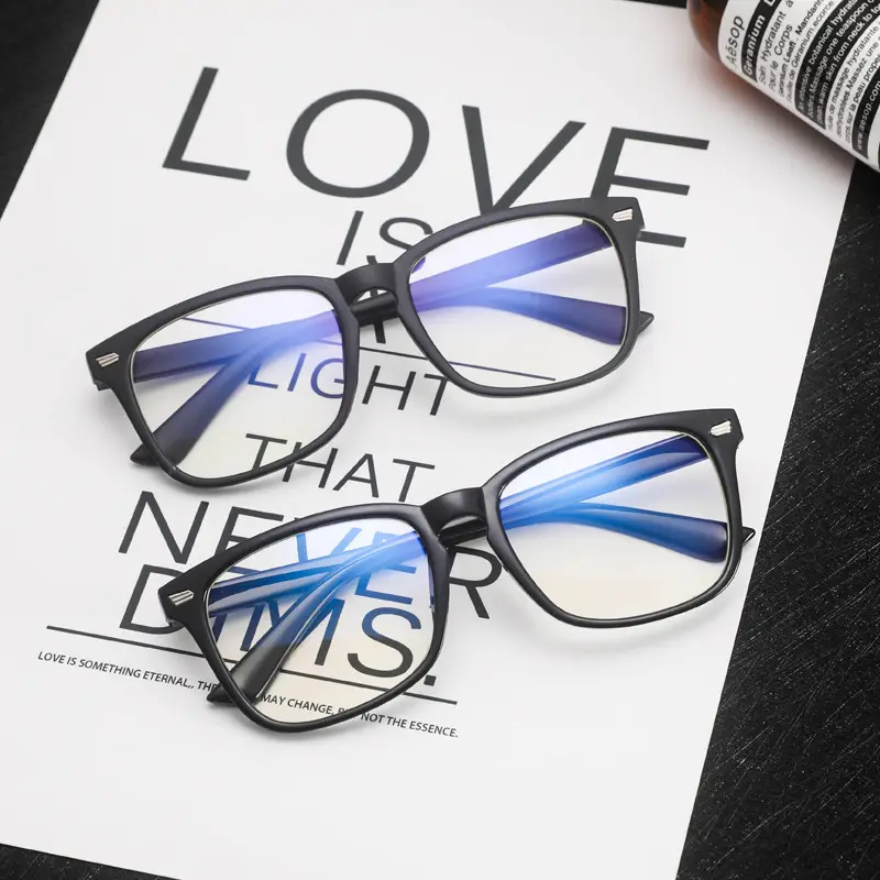 Rain's Blue Light Blocking Glasses with Red Frame - Image 11