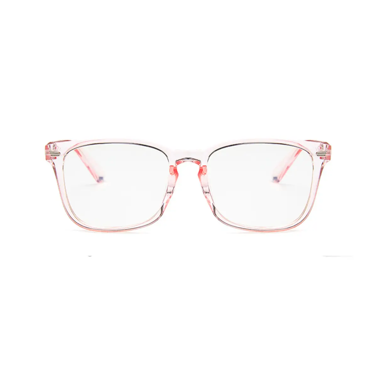 Rain's Blue Light Blocking Glasses with Red Frame - Image 4