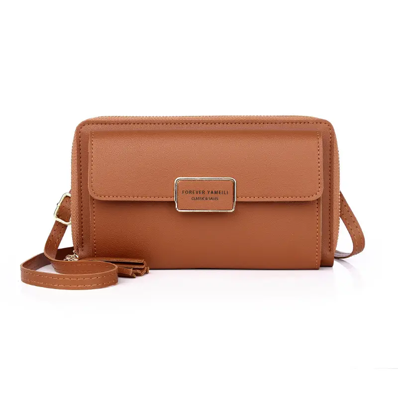 Pink Crossbody Mobile Phone Wallet for Women