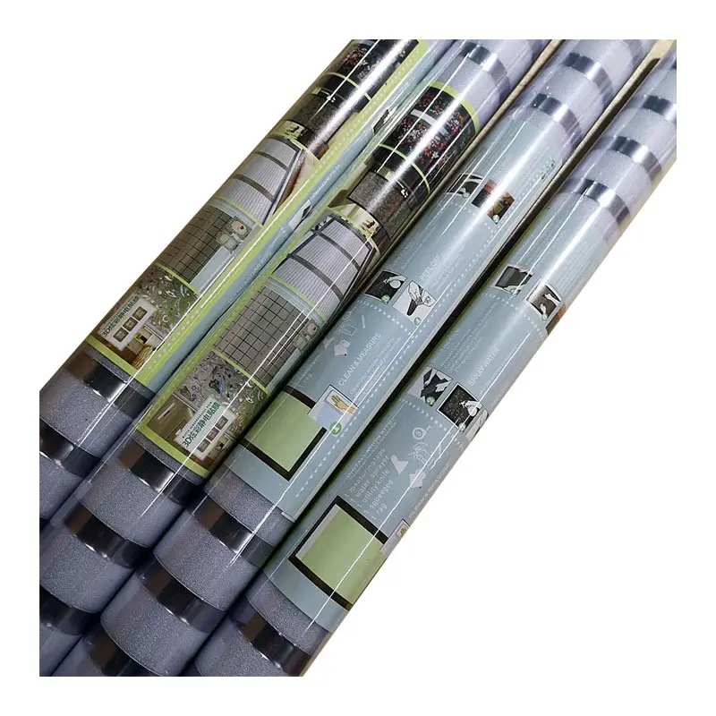 Glass Window Stickers Silver Leaf Pattern 3D Decor