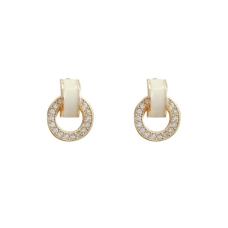 925 Silver Needle Earrings for Women Royal Sister Style - Image 5