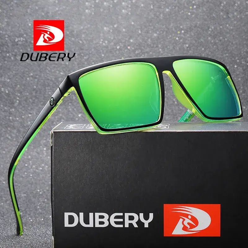 DUBERY Polarized Sunglasses Orange Film Sports Driving - Image 10