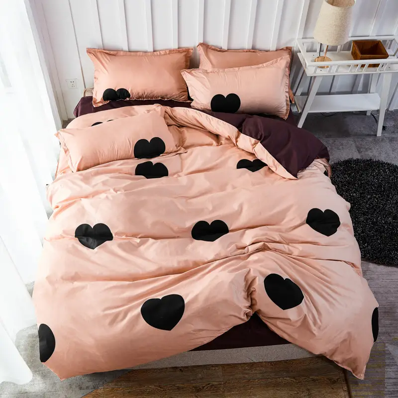 Aloe Vera Cotton Brushed Set for Men Bed Sheets Quilt Cover - Image 24