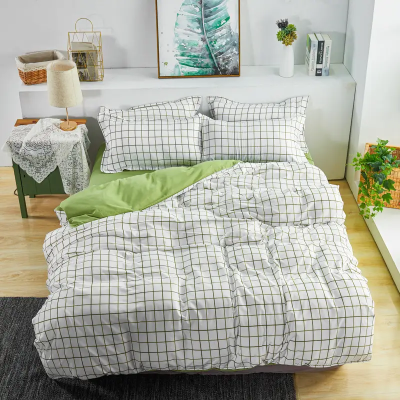 Aloe Vera Cotton Brushed Set for Men Bed Sheets Quilt Cover - Image 27