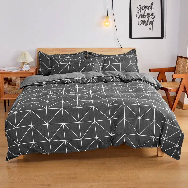 Aloe Vera Cotton Brushed Set for Men Bed Sheets Quilt Cover - Image 33